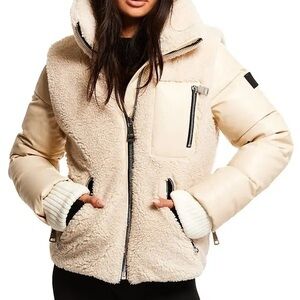 SAM. Wylie Jacket SOLD OUT Cream and Beige S Puffer